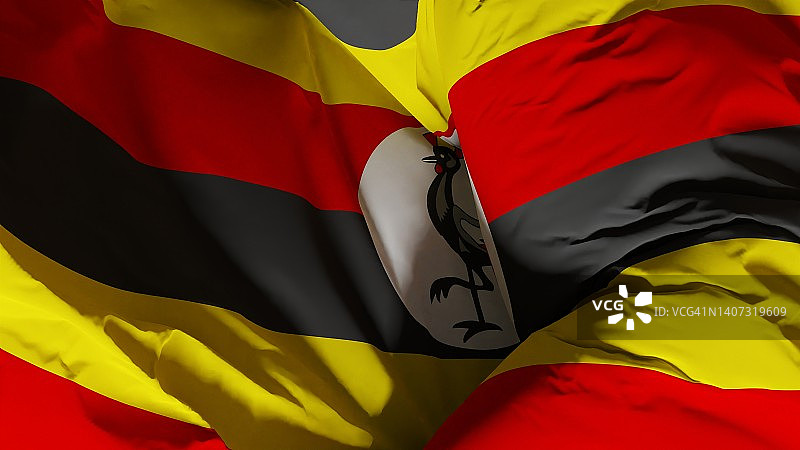 乌干达国旗图片素材