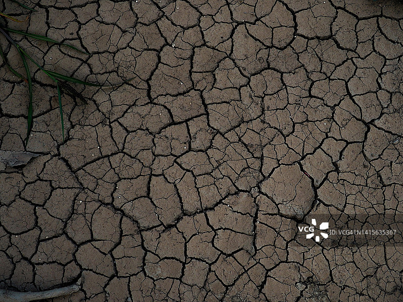 干裂的土壤，干燥的沙漠图片素材