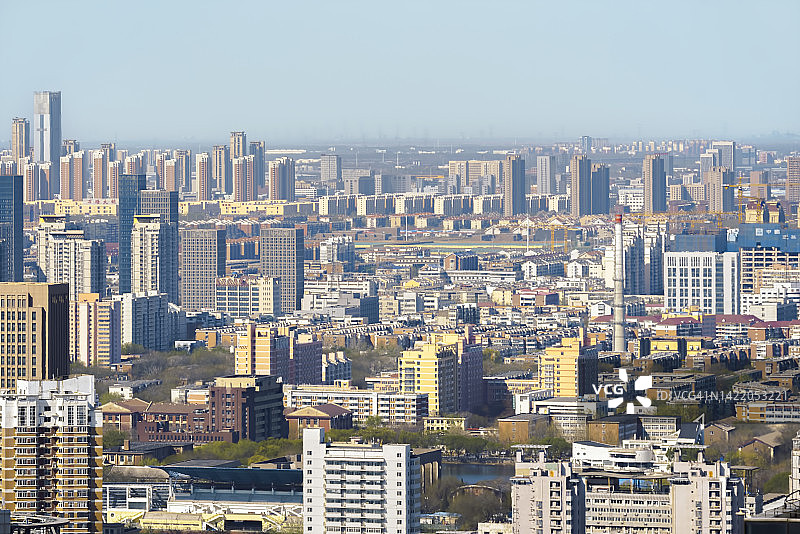 天津的城市建筑景观图片素材
