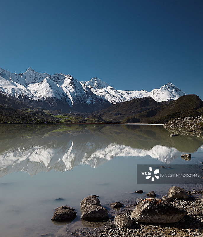 西藏美丽的湖泊图片素材