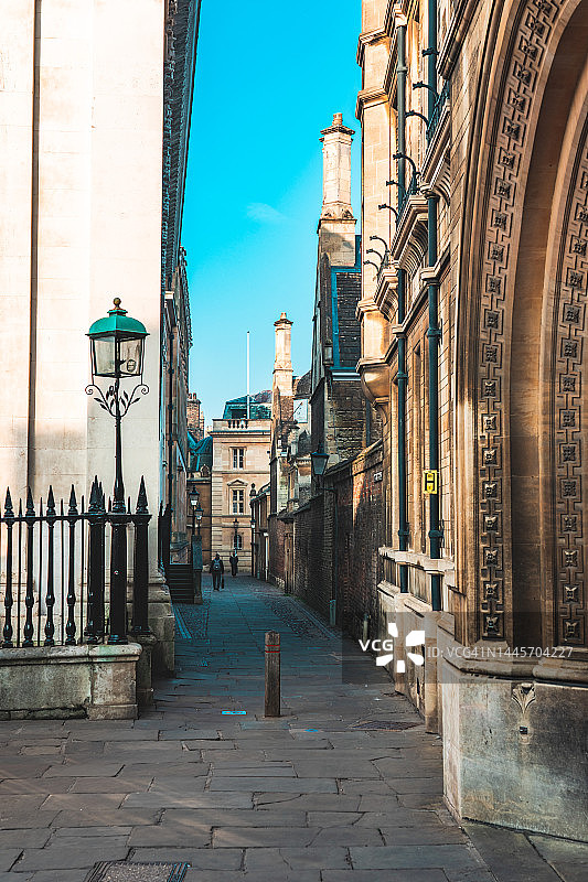 典型的英国剑桥街图片素材