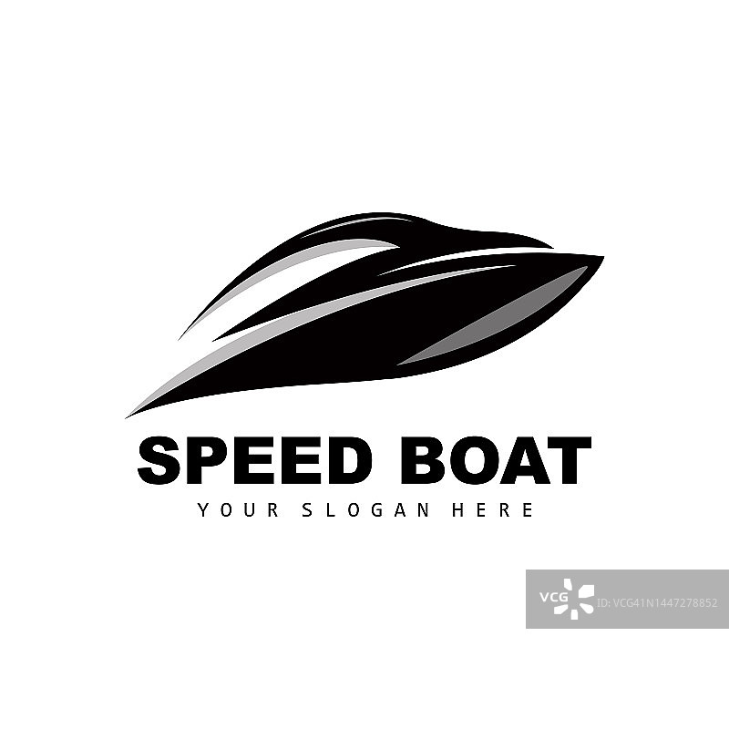 快艇标志，快速货船矢量，帆船，船舶制造公司设计，水路航运，海上车辆，运输图片素材