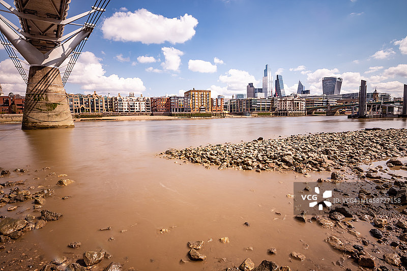 英国伦敦千禧桥图片素材