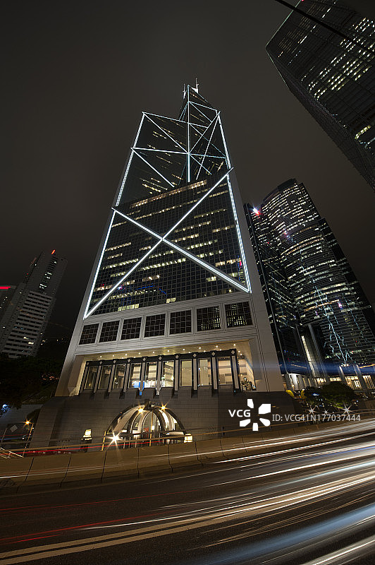 香港城市之夜图片素材