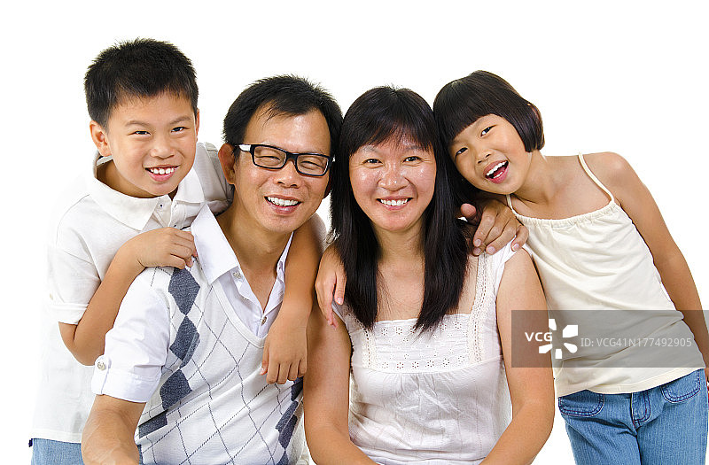 亚洲的家庭图片素材