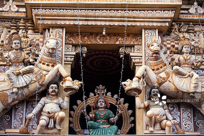 斯里兰卡的印度教寺庙图片素材