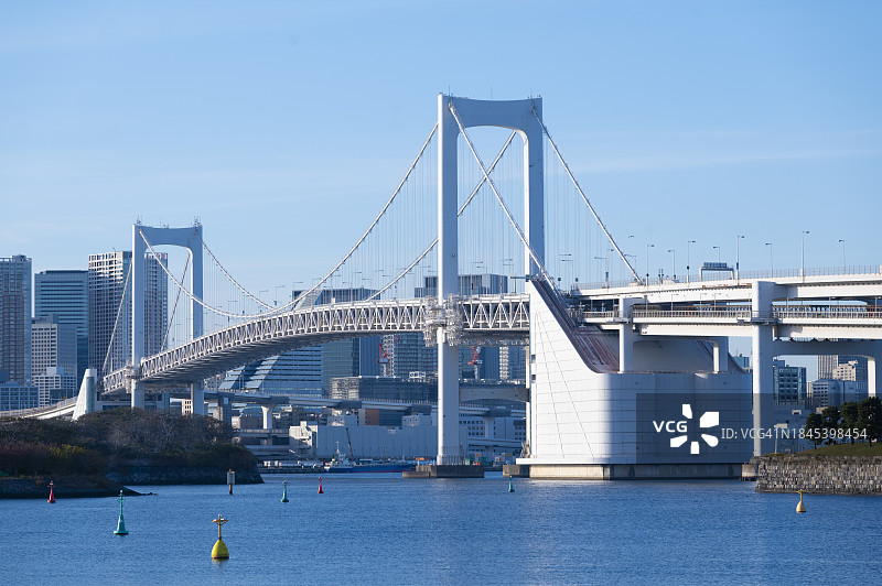 日本东京的彩虹桥。图片素材