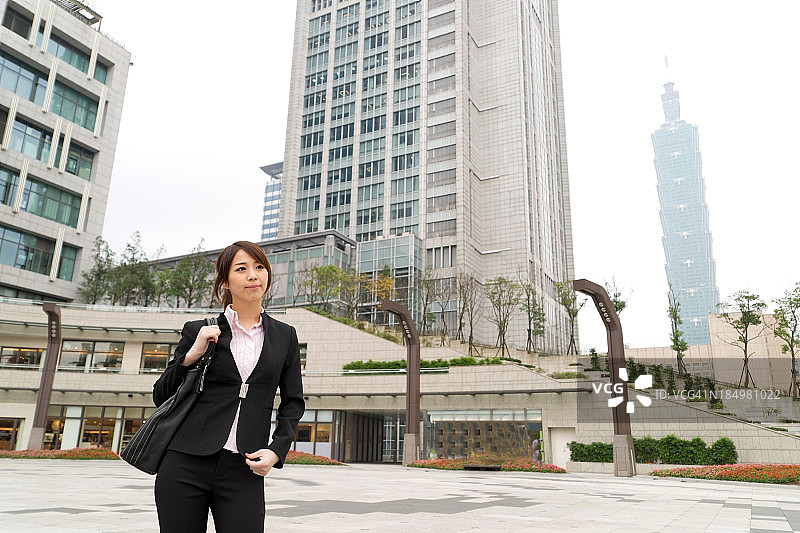 台北业务的女人图片素材