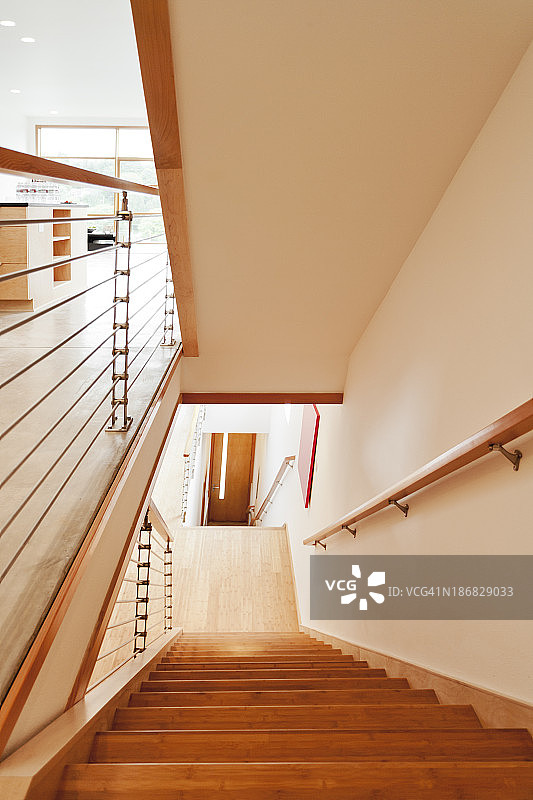 现代走廊和楼梯建筑抽象图片素材