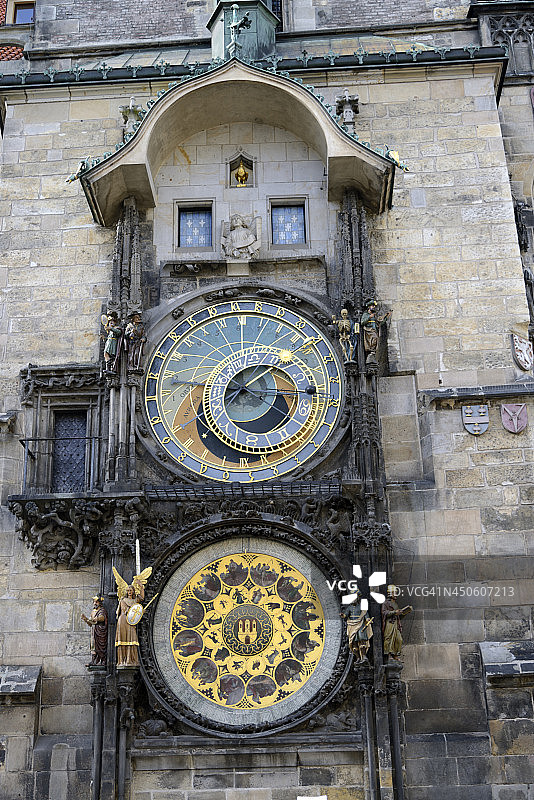 天文钟，布拉格，捷克共和国图片素材