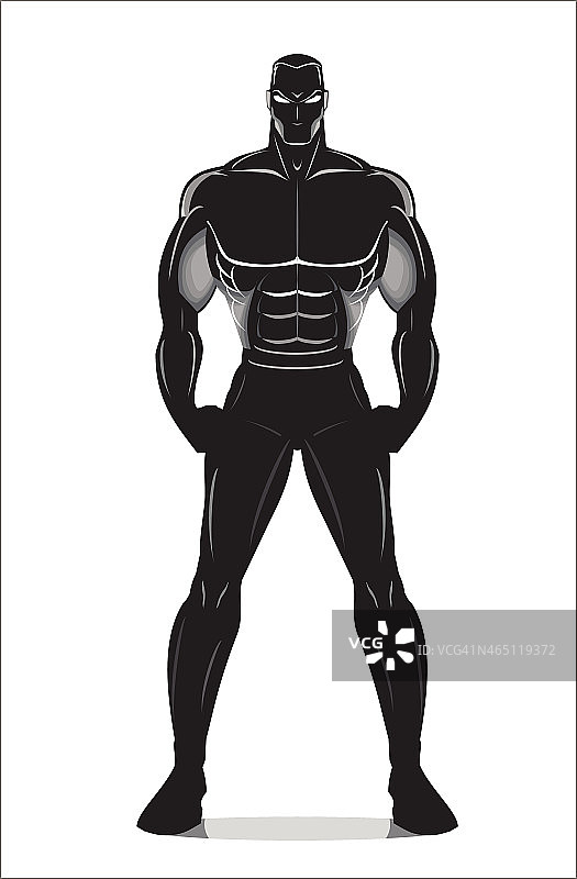 优雅艺术肌肉人体轮廓图片素材