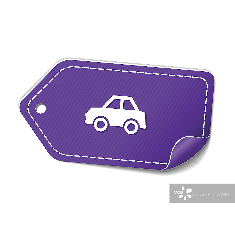 停车紫色矢量图标设计图片素材
