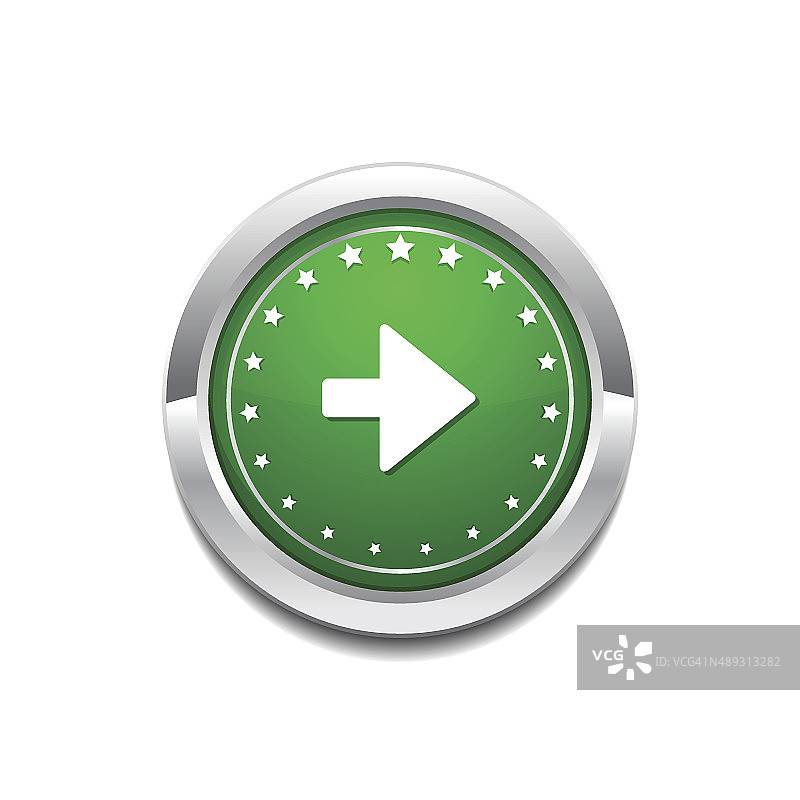 右键圆形矢量绿色web图标按钮图片素材