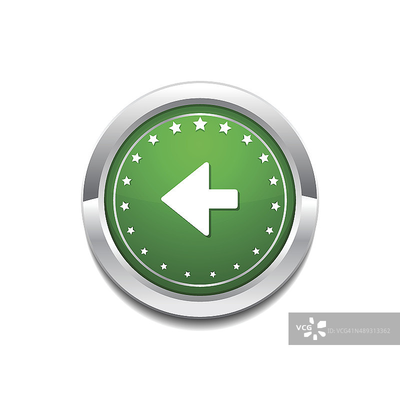 左键圆形矢量绿色web图标按钮图片素材
