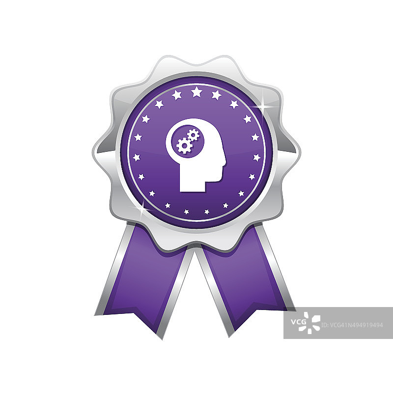 齿轮紫色矢量图标设计图片素材