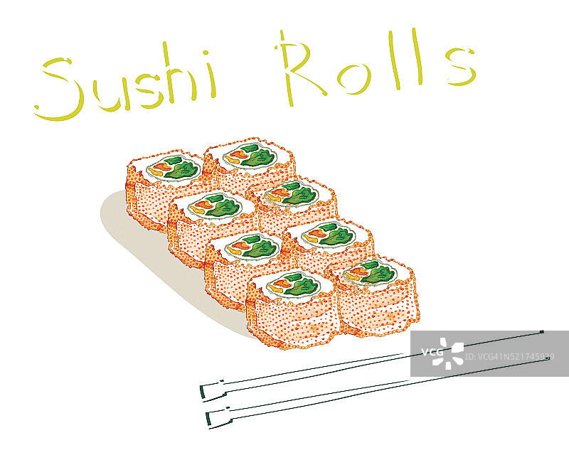 寿司卷图片素材