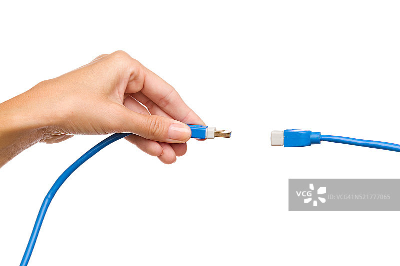 安装USB 3.0线缆图片素材