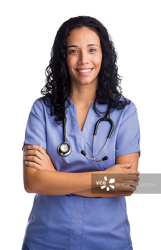 微笑的女护士图片素材
