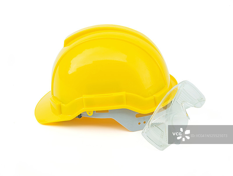 建筑安全帽和眼镜图片素材