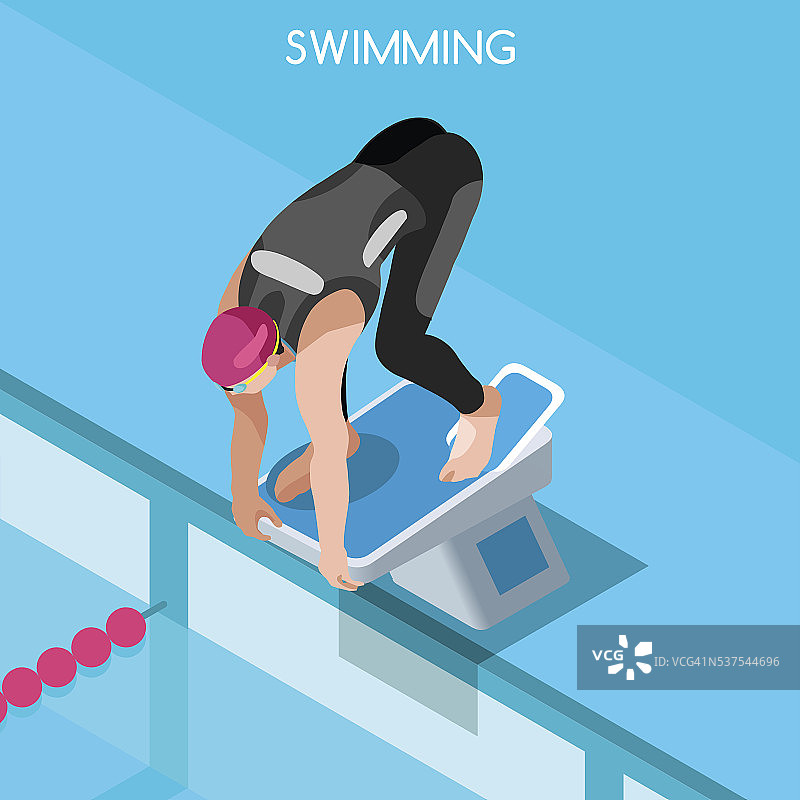 游泳自由泳运动员等距仰泳运动国际蝶泳比赛图片素材