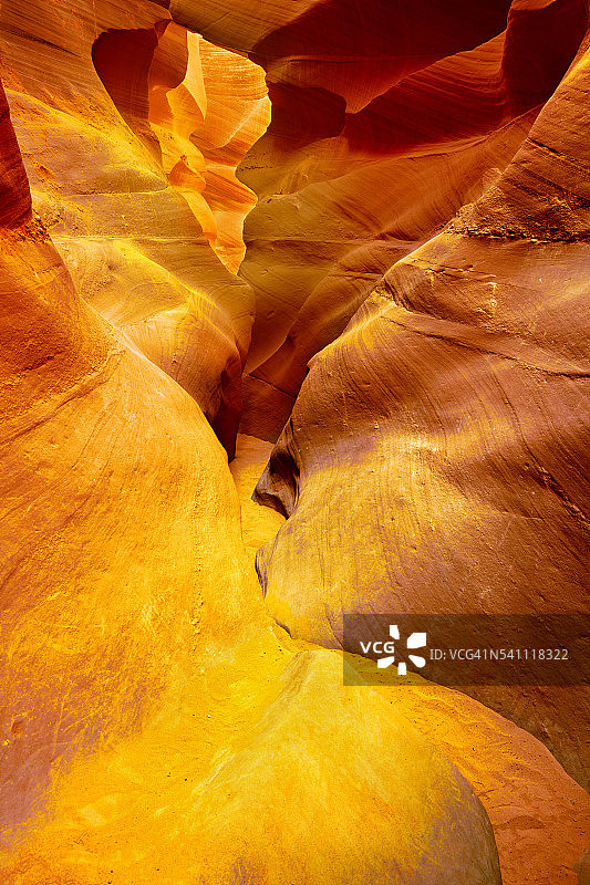 羚羊槽峡谷的沙、砂岩图片素材