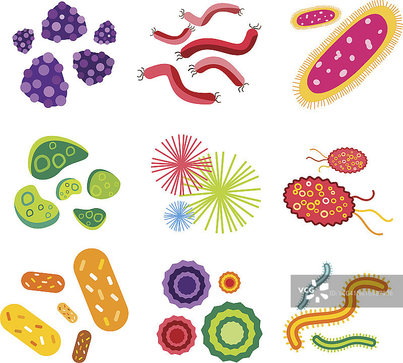细菌病毒载体图标图片素材