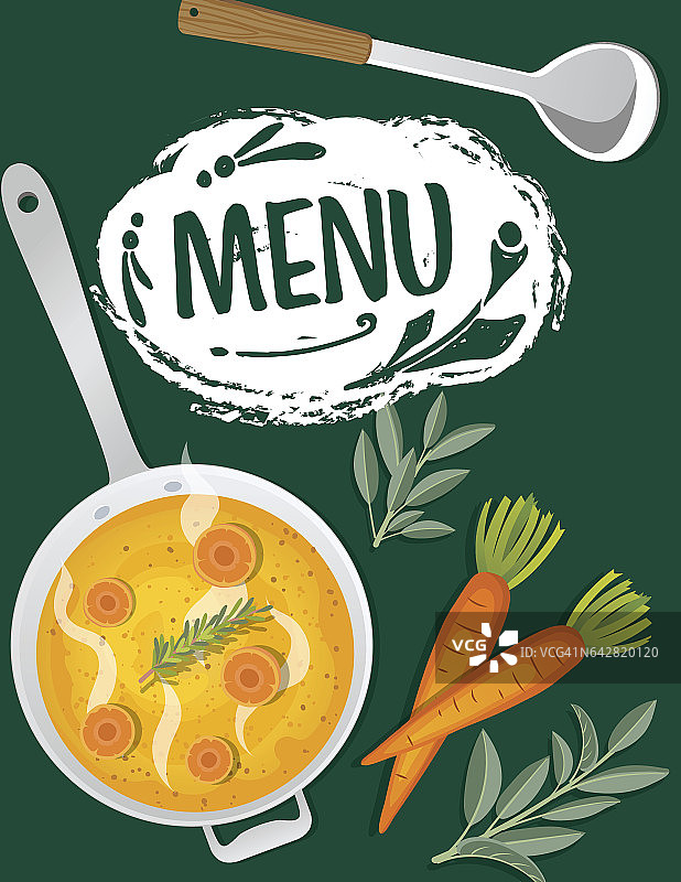 烹饪食物和蔬菜的背景图片素材