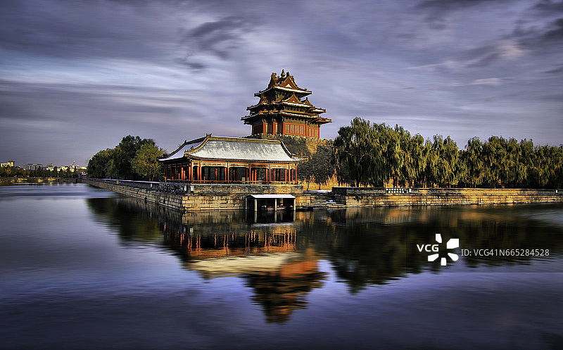 中国北京紫禁城西北城墙图片素材