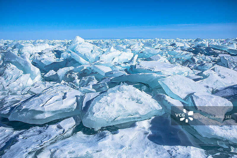 西伯利亚冰原图片素材