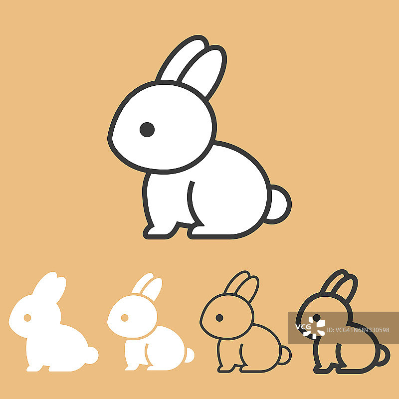 兔子图标图片素材