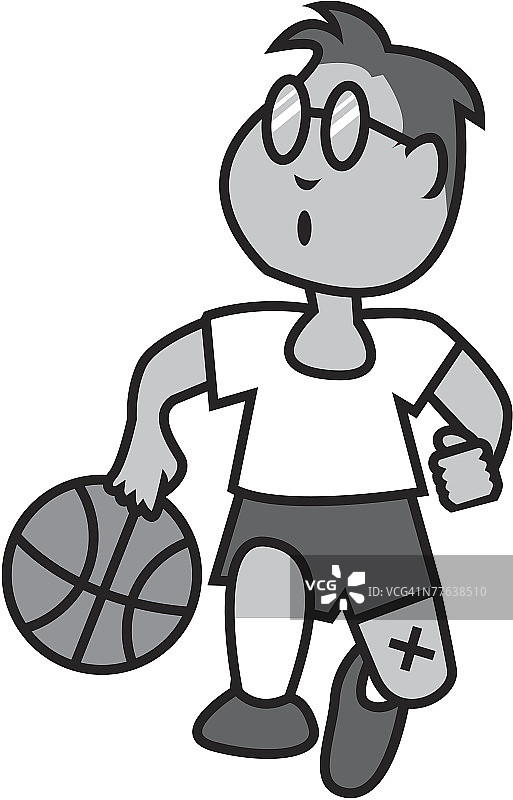 男孩篮球图片素材
