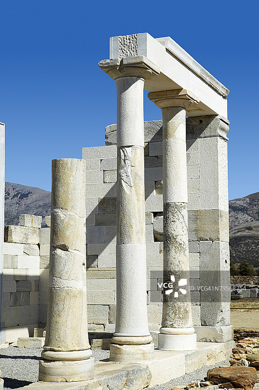 希腊，纳克索斯，得墨忒尔神庙图片素材