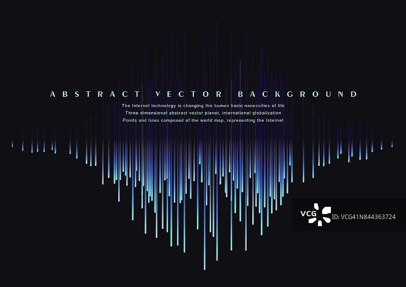 Lines composed of glowing backgrounds，vector background图片素材