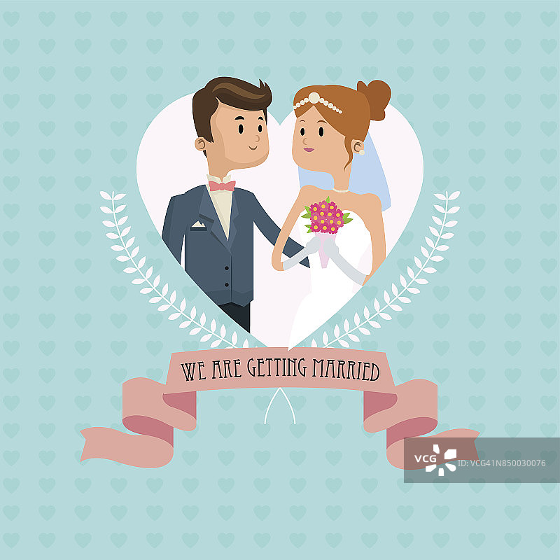 婚礼和新婚夫妇设计图片素材