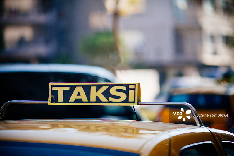 土耳其的出租车图片素材