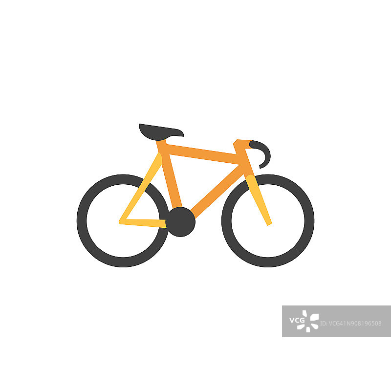 平面图标-轨道自行车图片素材