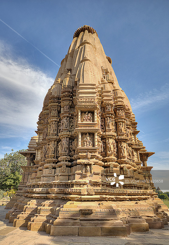 Chitragupta寺庙，卡朱拉霍，印度图片素材