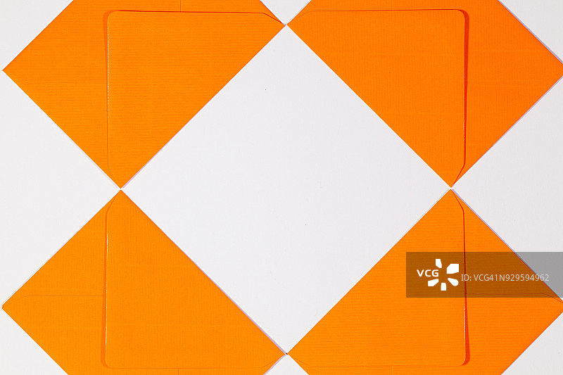 橙色信封图案图片素材