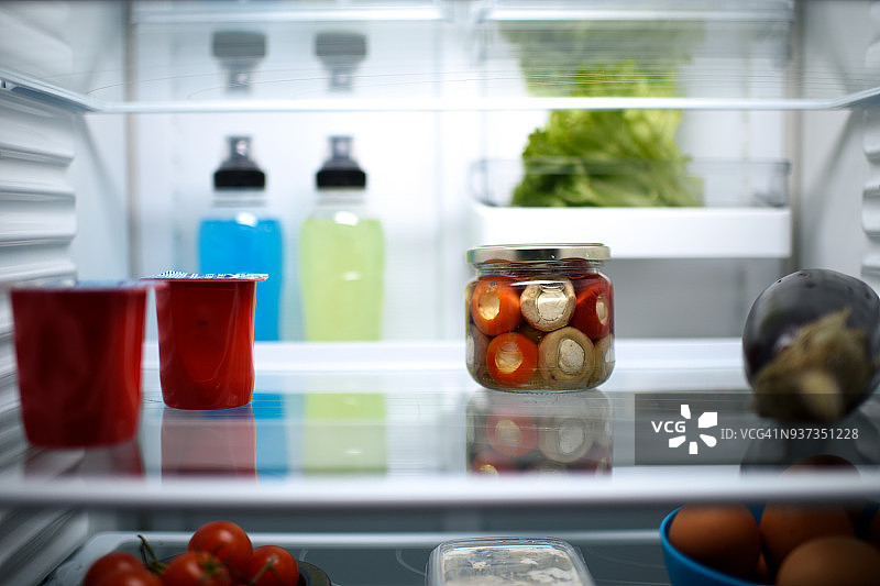 冰箱里的食物图片素材
