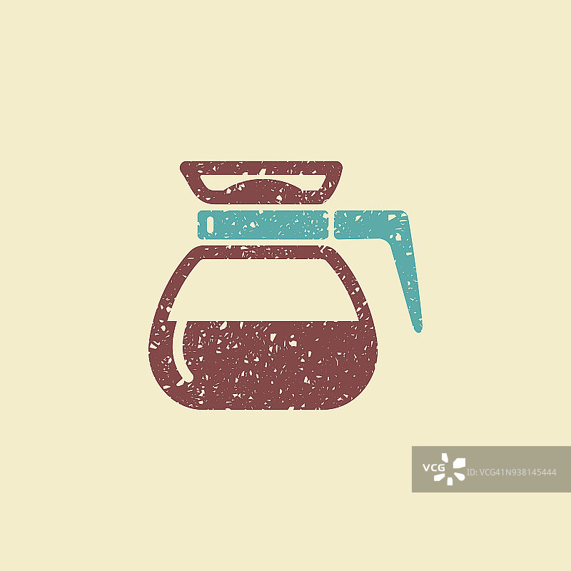 扁平咖啡壶图标图片素材