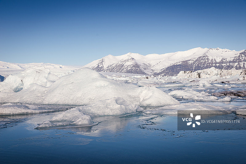 Jokulsarlon泻湖、冰岛图片素材
