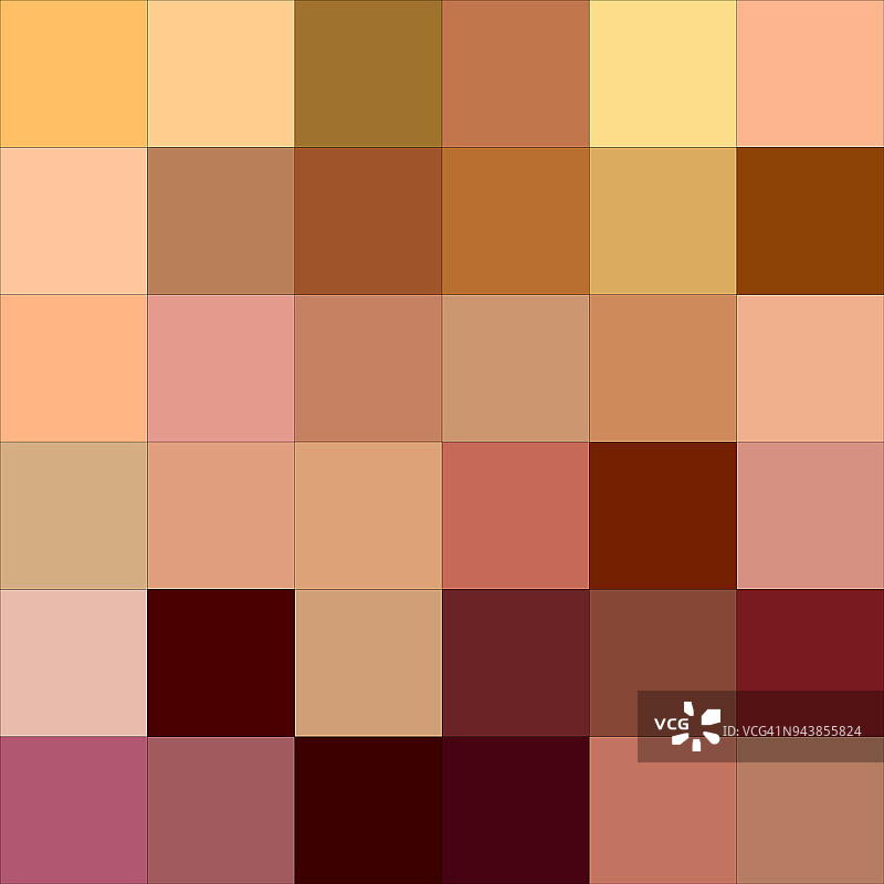 棕色的颜色方块马赛克矢量背景图片素材