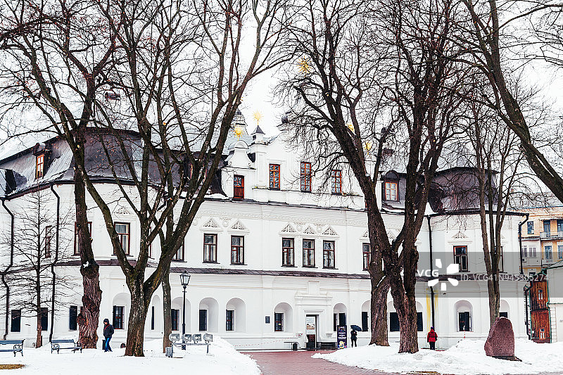 历史建筑外部。基辅。乌克兰图片素材
