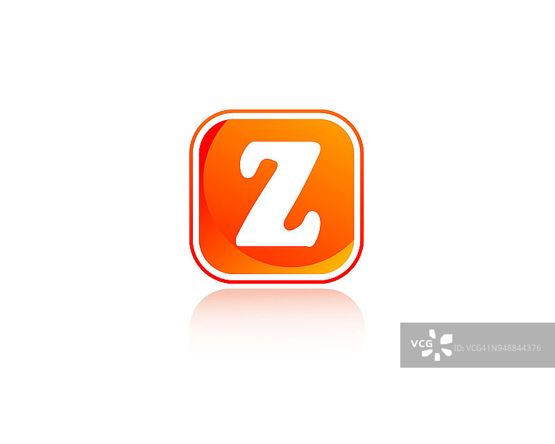 Z盒子形状的字母设计图片素材
