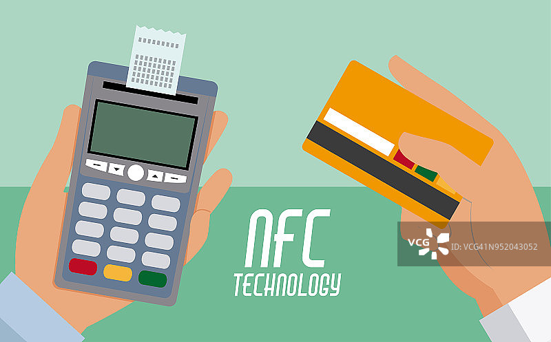 NFC技术支付图片素材