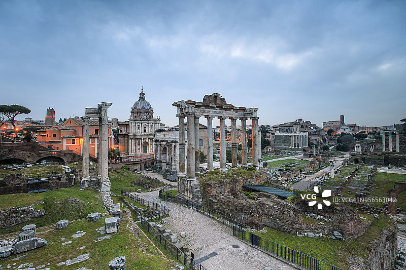 罗马帝国广场，意大利图片素材