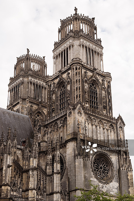 哥特式大教堂Orléans，法国图片素材