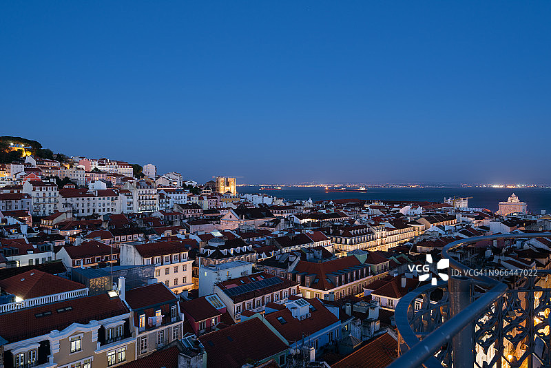 葡萄牙里斯本的轮廓,图片素材