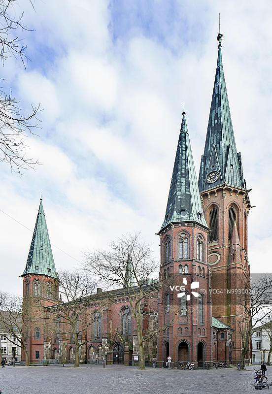 圣兰伯特教堂，奥尔登堡，下萨克森，德国图片素材