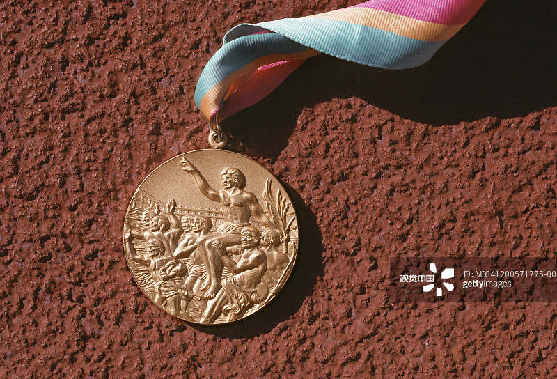 1984年洛杉矶奥运会金牌图片素材